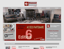 Tablet Screenshot of diamond-paris.com
